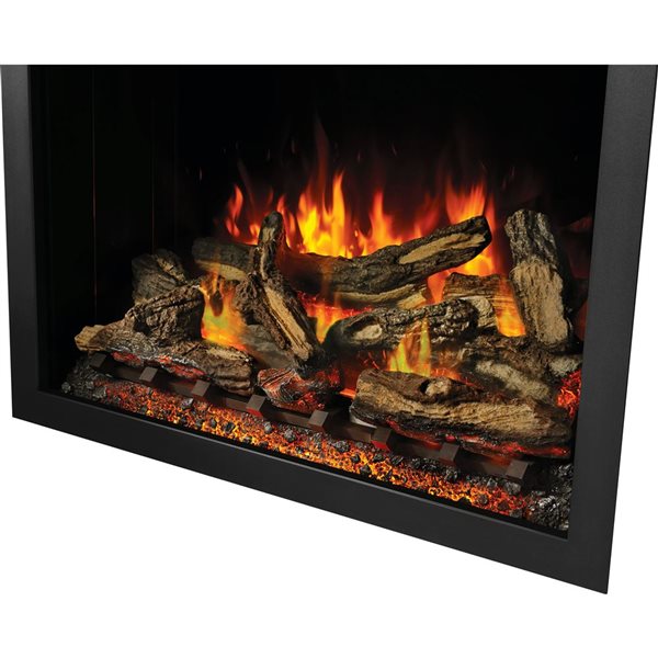 Napoleon Elevation 44.75-in Black Fan-Forced Built-In Electric Fireplace