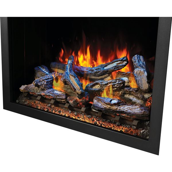 Napoleon Elevation 44.75-in Black Fan-Forced Built-In Electric Fireplace