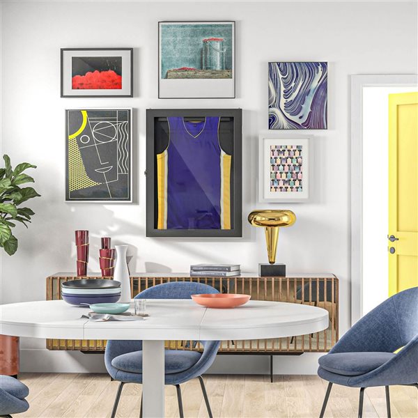 HOMCOM 25 x 28-in Acrylic Jersey Display Frame Case