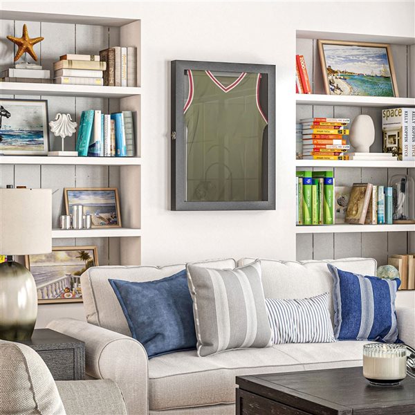 HOMCOM 25 x 28-in Acrylic Jersey Display Frame Case