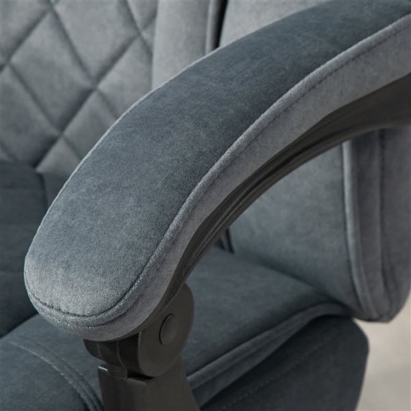 Vinsetto Dark Grey Reclining Massage Office Chair