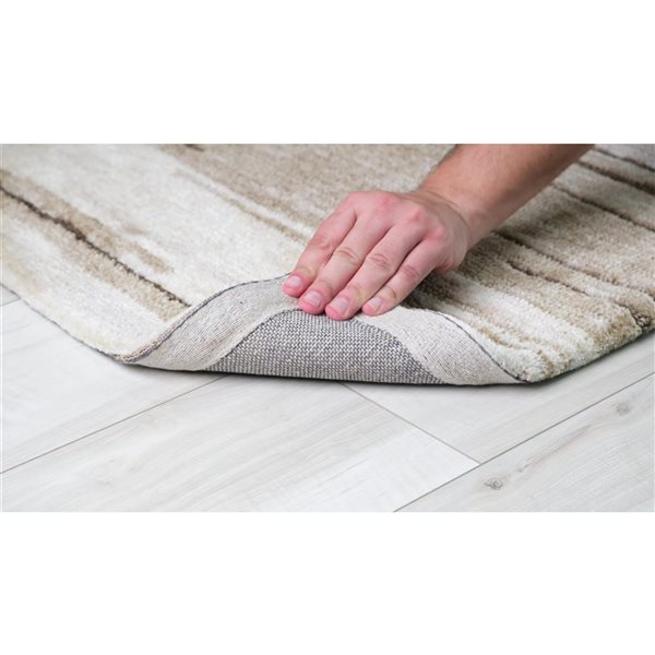 Rug Branch Maya 8 x 11-ft Abstract Area Rug - Off-White/Light Brown