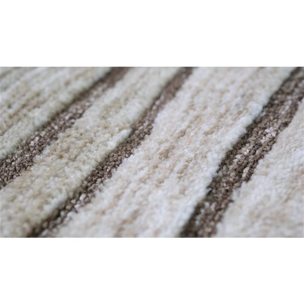Rug Branch Maya 8 x 11-ft Abstract Area Rug - Off-White/Light Brown