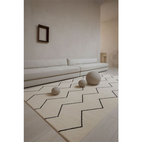 Rug Branch Maya 7 x 10-ft Abstract Modern Area Rug - Off-White