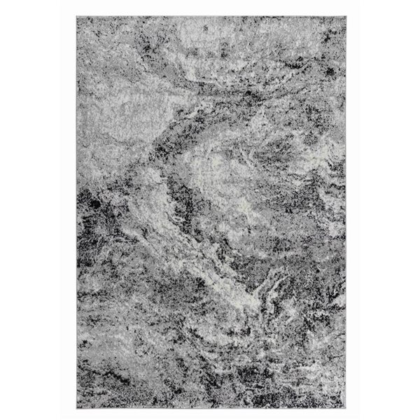 Rug Branch Sakarya 8 x 11-ft Abstract Runner Rug - Grey