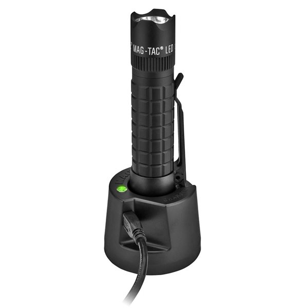 Maglite Mag-Tac Rechargeable Flashlight w/ USB Base