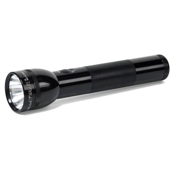 Maglite Incandescent Flashlight for 2x D Batteries - Black