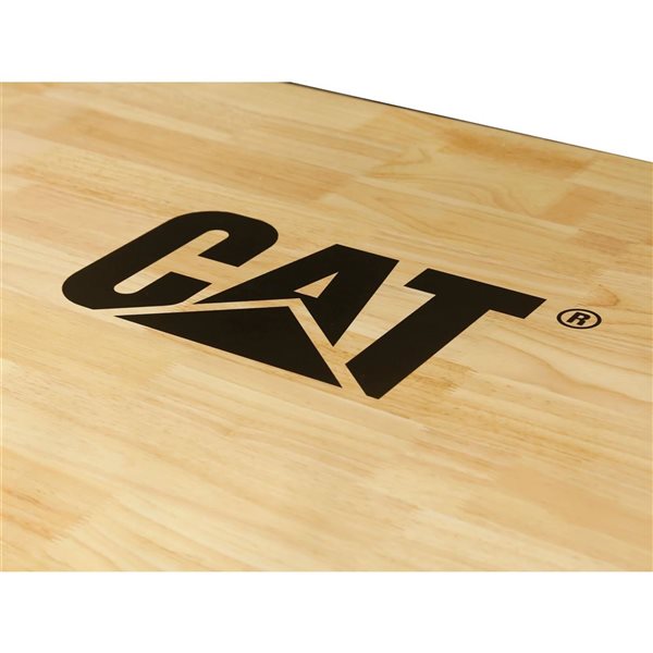 CAT RTA Garage Storage Cabinetry Set w/ 4 Lockers, 3 Wall Lockers, 3 Under Table Lockers and 96-in Workbench