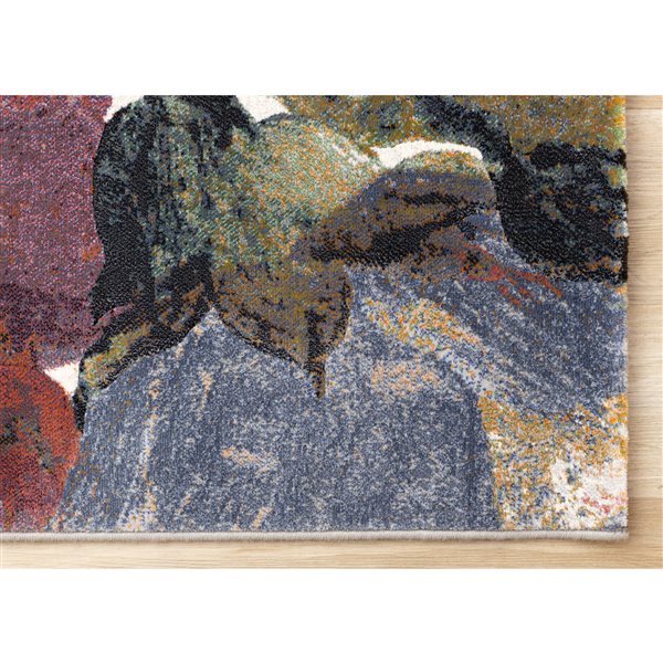 Rug Branch Aethera 5-ft x 8-ft Botanical Indoor Polypropylene Area Rug - Pink