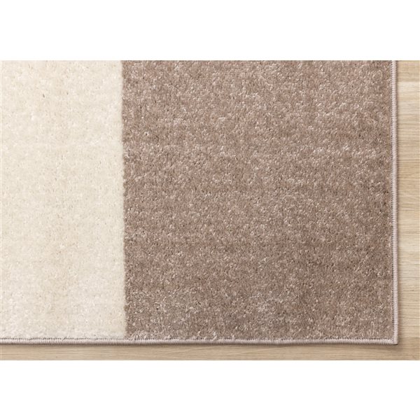 Rug Branch Eluna 5-ft x 8-ft Geometric Indoor Polypropylene Area Rug - Beige/Green