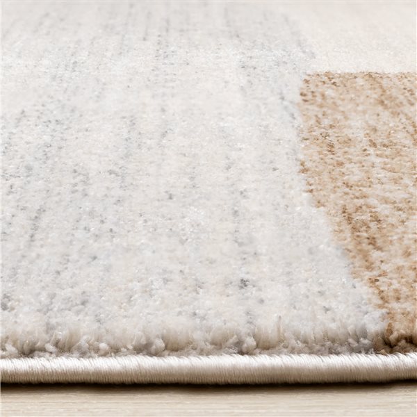 Rug Branch Orenda 5-ft x 8-ft Geometric Indoor Polyester Area Rug - Beige