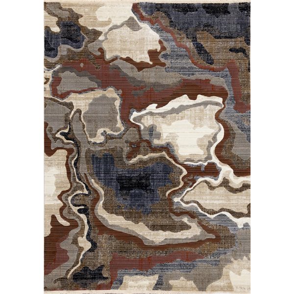 Rug Branch Jovira 5-ft x 8-ft Organic Indoor Polypropylene Area Rug - Beige/Brown
