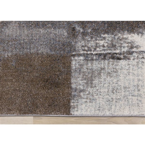 Rug Branch Eden 5-ft x 8-ft Distressed Indoor Polypropylene Area Rug - Beige