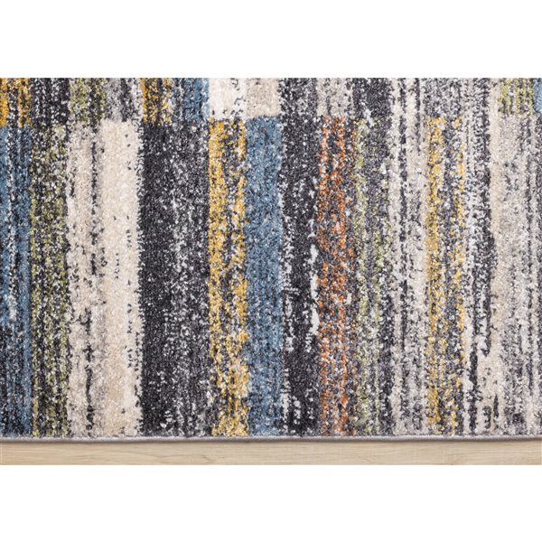 Rug Branch Velora 5-ft x 8-ft Woven Style Indoor Polypropylene Area Rug - Grey