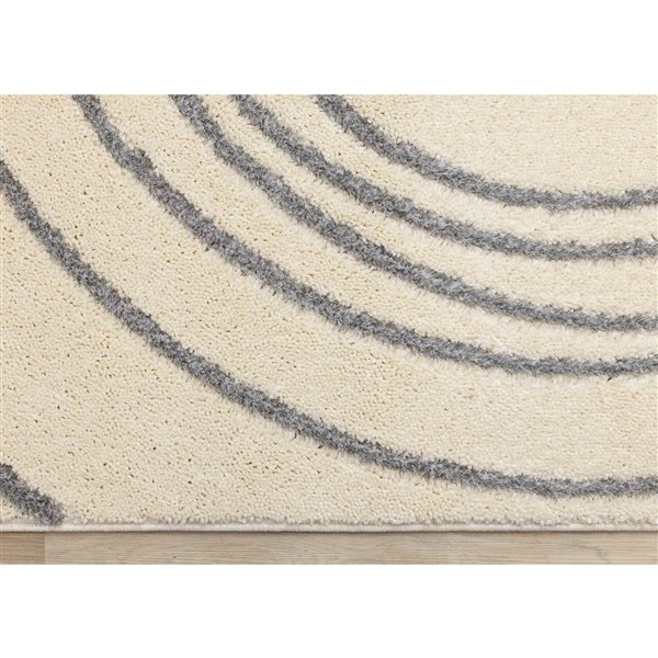 Rug Branch Tortuga 5-ft x 8-ft Geometric Indoor Polyester Area Rug - Beige