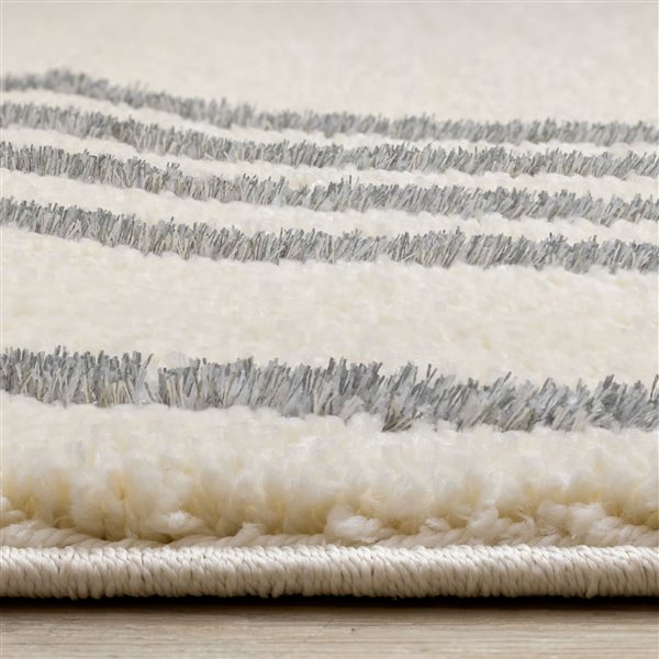 Rug Branch Tortuga 5-ft x 8-ft Geometric Indoor Polyester Area Rug - Beige