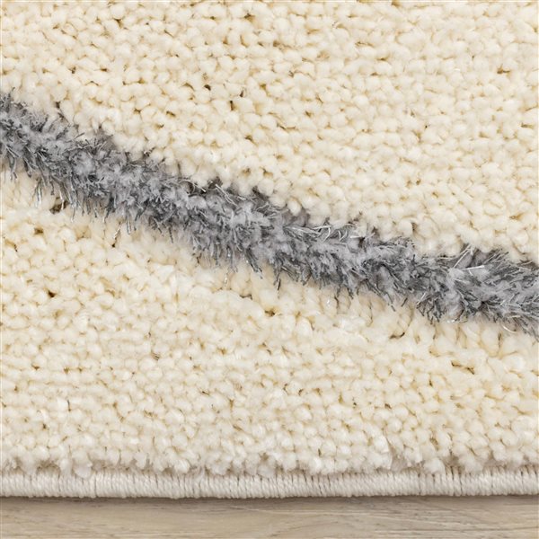 Rug Branch Tortuga 5-ft x 8-ft Geometric Indoor Polyester Area Rug - Beige