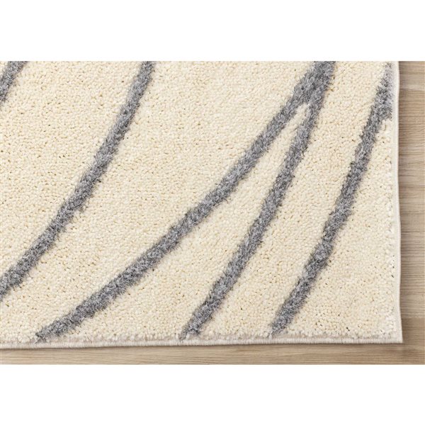 Rug Branch Tortuga 5-ft x 8-ft Geometric Indoor Polyester Area Rug - Beige