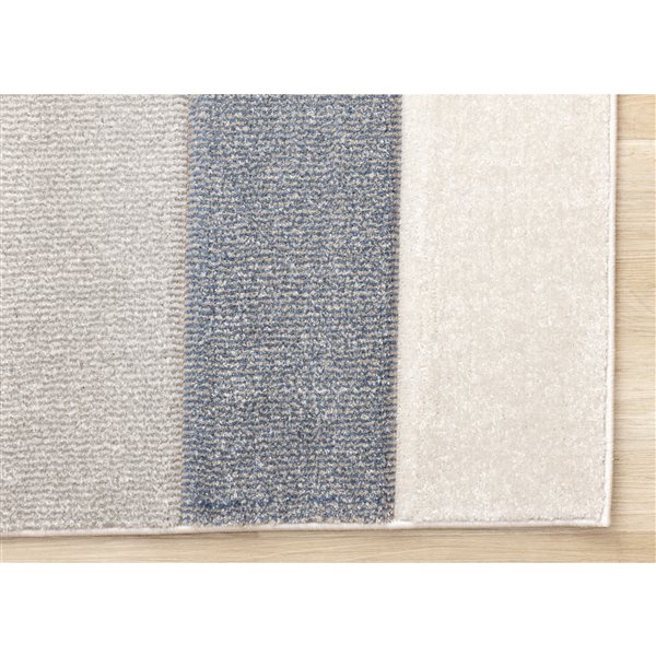 Rug Branch Islae 5-ft x 8-ft Geometric Indoor Polypropylene Area Rug - Blue