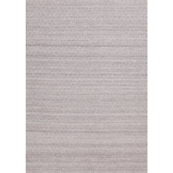 Rug Branch Cindara 5-ft x 8-ft Geometric Indoor Polyester Area Rug - Beige/White