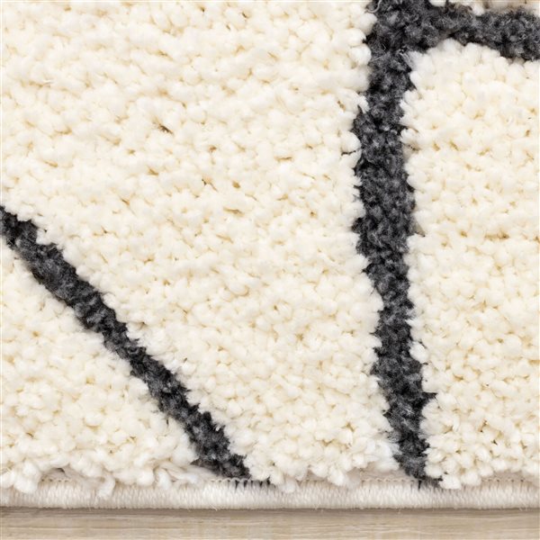 Rug Branch Bauer 5-ft x 8-ft Geometric Indoor Polyester Area Rug - Beige