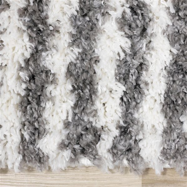 Rug Branch Marakai 5-ft x 8-ft Geometric Indoor Polypropylene Area Rug Cream