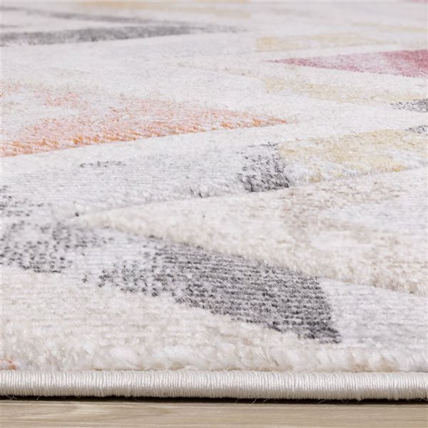 Rug Branch Islae 5-ft x 8-ft Chevron Indoor Polypropylene Area Rug - Beige