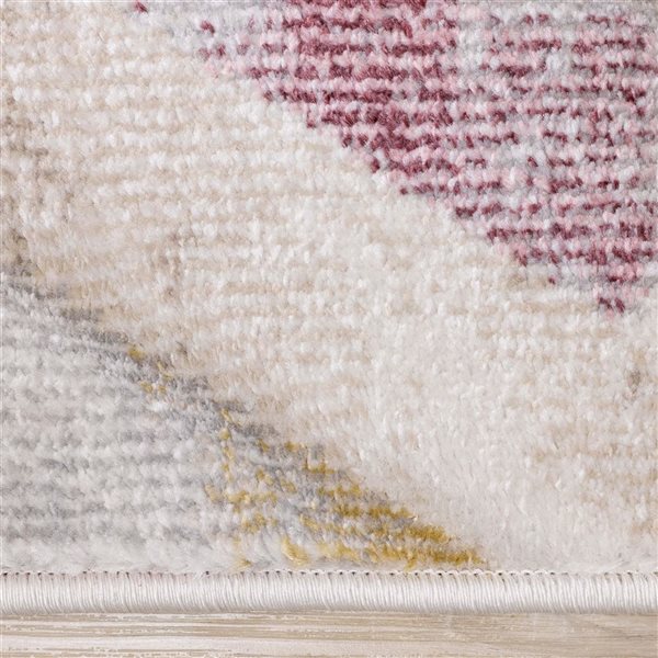 Rug Branch Islae 5-ft x 8-ft Chevron Indoor Polypropylene Area Rug - Beige