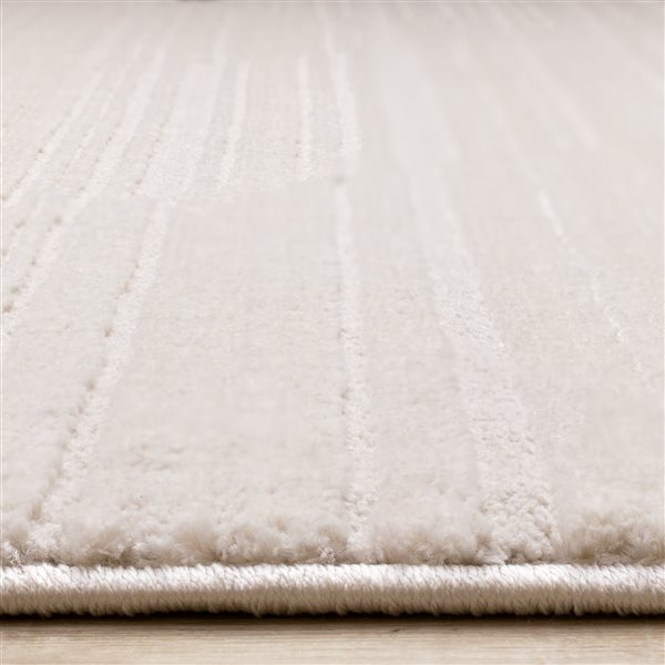 Rug Branch Osiris 5-ft x 8-ft Distressed Indoor Polyester Area Rug - Beige