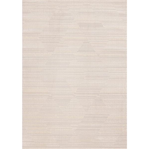 Rug Branch Osiris 5-ft x 8-ft Distressed Indoor Polyester Area Rug - Beige