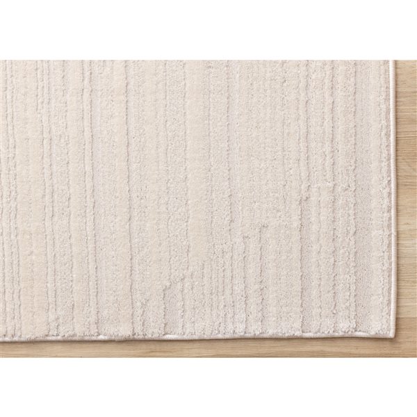 Rug Branch Osiris 5-ft x 8-ft Distressed Indoor Polyester Area Rug - Beige