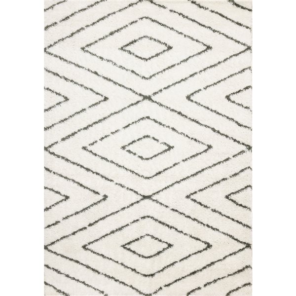 Rug Branch Marakai 5-ft x 8-ft Geometric Indoor Polypropylene Area Rug - Beige
