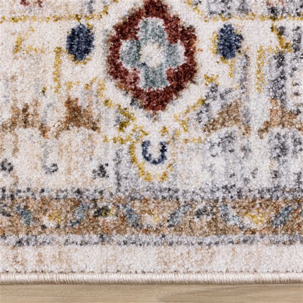 Rug Branch Orenda 5-ft x 8-ft Border Indoor Polyester Area Rug - Beige