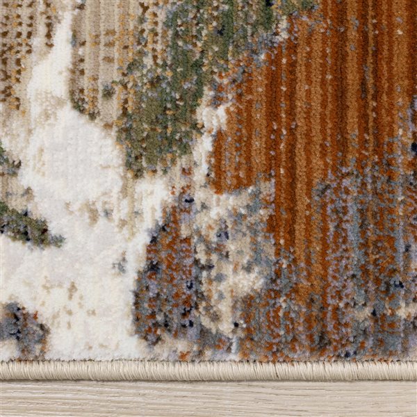 Rug Branch Solvyn 5-ft x 8-ft Botanical Indoor Polypropylene Area Rug - Beige