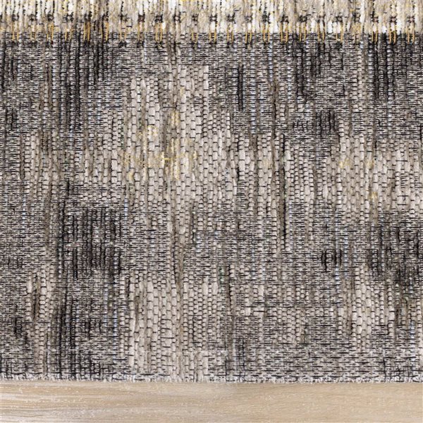 Rug Branch Lirien 5-ft x 8-ft Patchwork Indoor Acrylic Area Rug - Grey