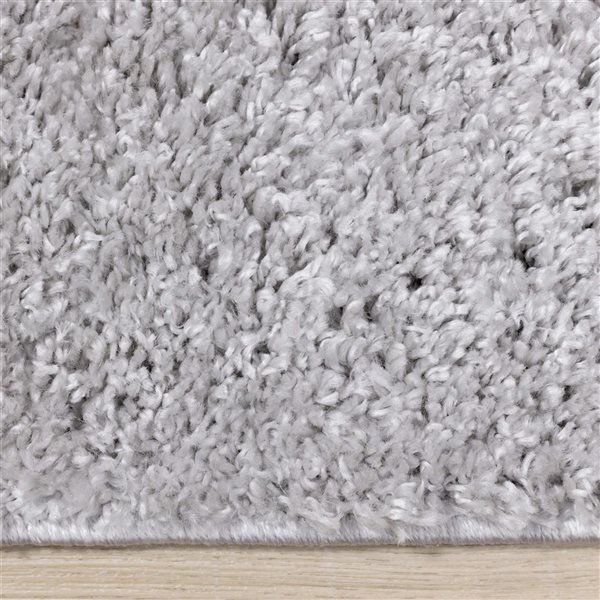 Rug Branch Marakai 4-ft x 6-ft Tonal/Solid Indoor Polypropylene Area Rug - Grey