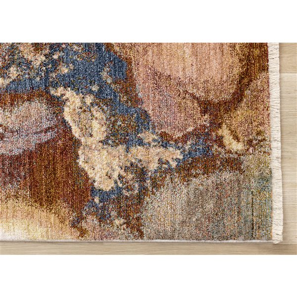 Rug Branch Ceyra 5-ft x 8-ft Organic Indoor Polyester Area Rug - Beige