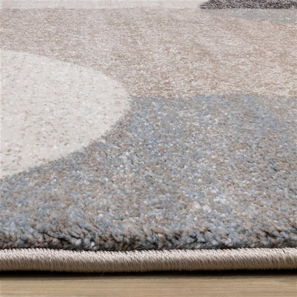 Rug Branch Eden 5-ft x 8-ft Geometric Indoor Polypropylene Area Rug - Beige