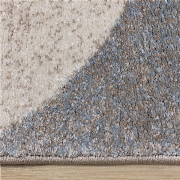 Rug Branch Eden 5-ft x 8-ft Geometric Indoor Polypropylene Area Rug - Beige
