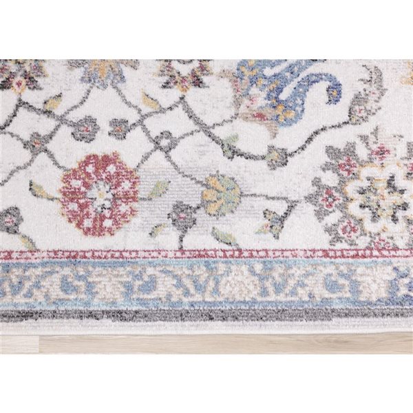 Rug Branch Solenne 5-ft x 8-ft Classic Indoor Polypropylene Area Rug - Beige