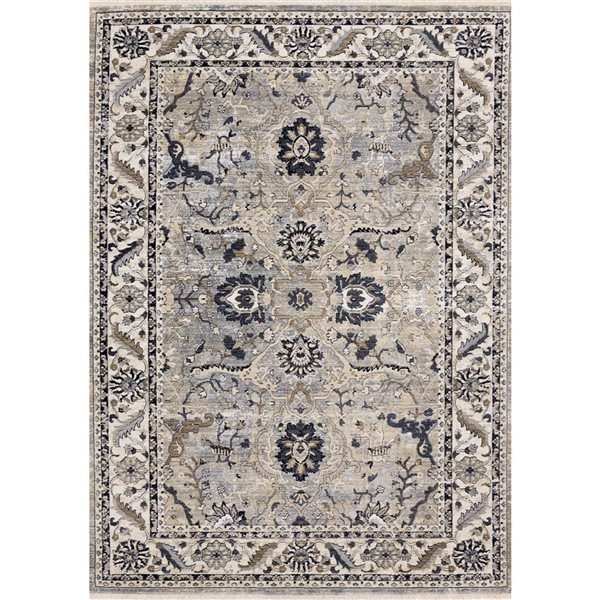 Rug Branch Jovira 5-ft x 8-ft Elegant Indoor Polypropylene Area Rug - Beige