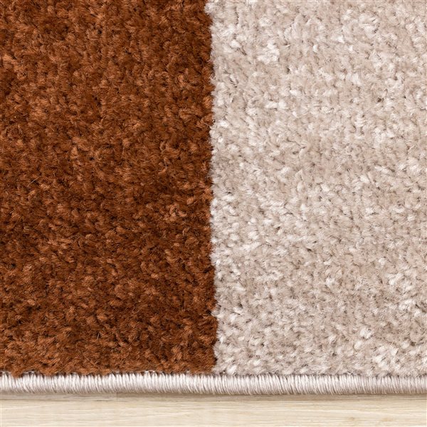 Rug Branch Eluna 5-ft x 8-ft Geometric Indoor Polypropylene Area Rug - Beige/Cream