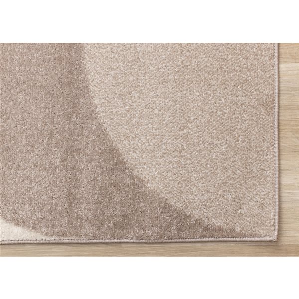 Rug Branch Eluna 5-ft x 8-ft Geometric Indoor Polypropylene Area Rug - Beige/Cream