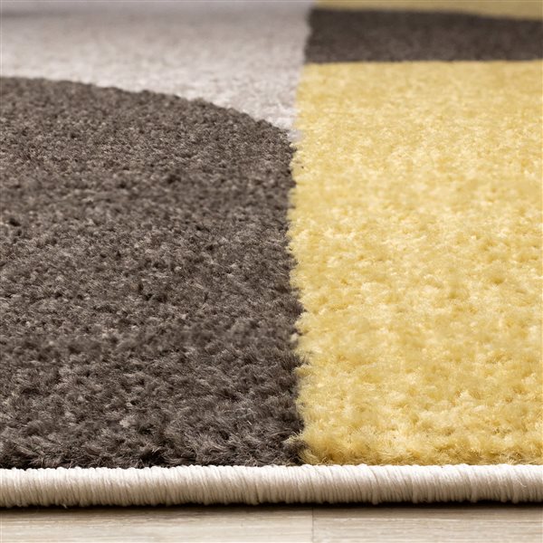 Rug Branch Eluna 5-ft x 8-ft Geometric Indoor Polypropylene Area Rug - Beige