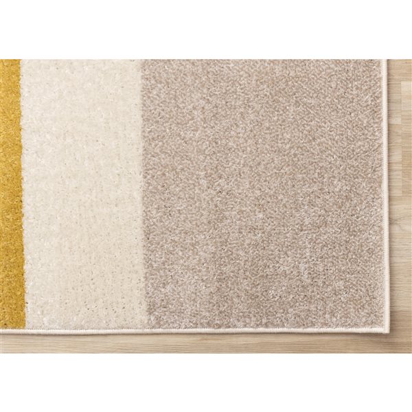 Rug Branch Eluna 5-ft x 8-ft Geometric Indoor Polypropylene Area Rug - Beige