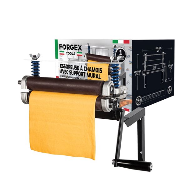 Forgex Tools Chamois Wringer w/ Wall Mount
