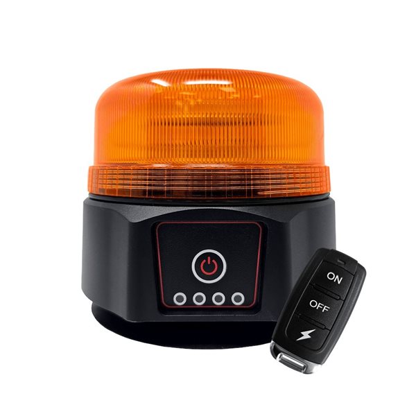 Arenco Magnetic Flashing Rechargeable Beacon w/ Remote Control
