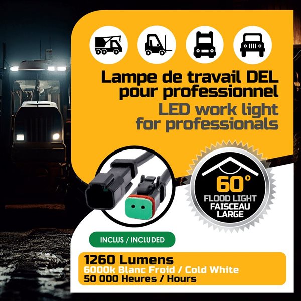 Arenco Nitor 6-in 1080-lm LED Work Light