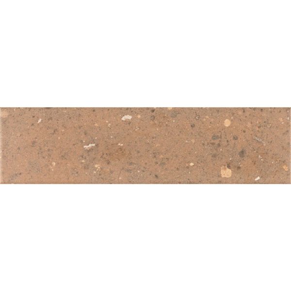 Eliane Brick Art Town Ceramic Floor and Wall Tile 3x10-in x 6.5-mm - 5.92-ft² - Matte Copper - 30-Pack