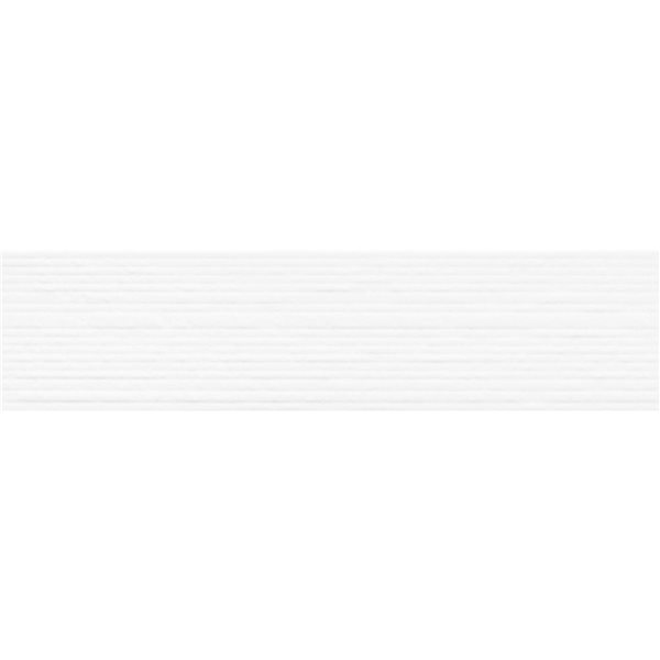 Eliane Zen Ceramic Wall Tile 4x16-in x 7-mm - 14.64-ft² - Matte White - 34-Pack